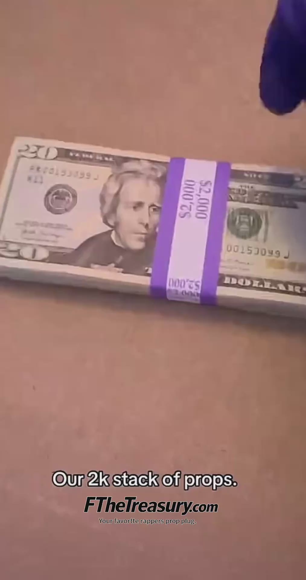$20 Bill ($7000 Stack)